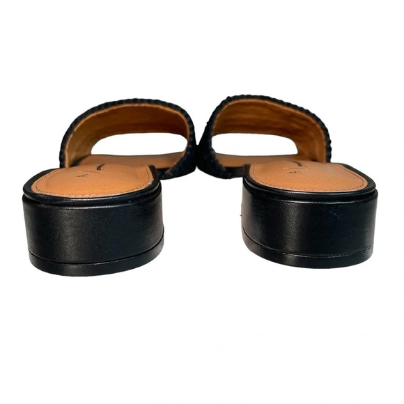 Anthropologie Black Woven Sandals - Picture 2 of 12